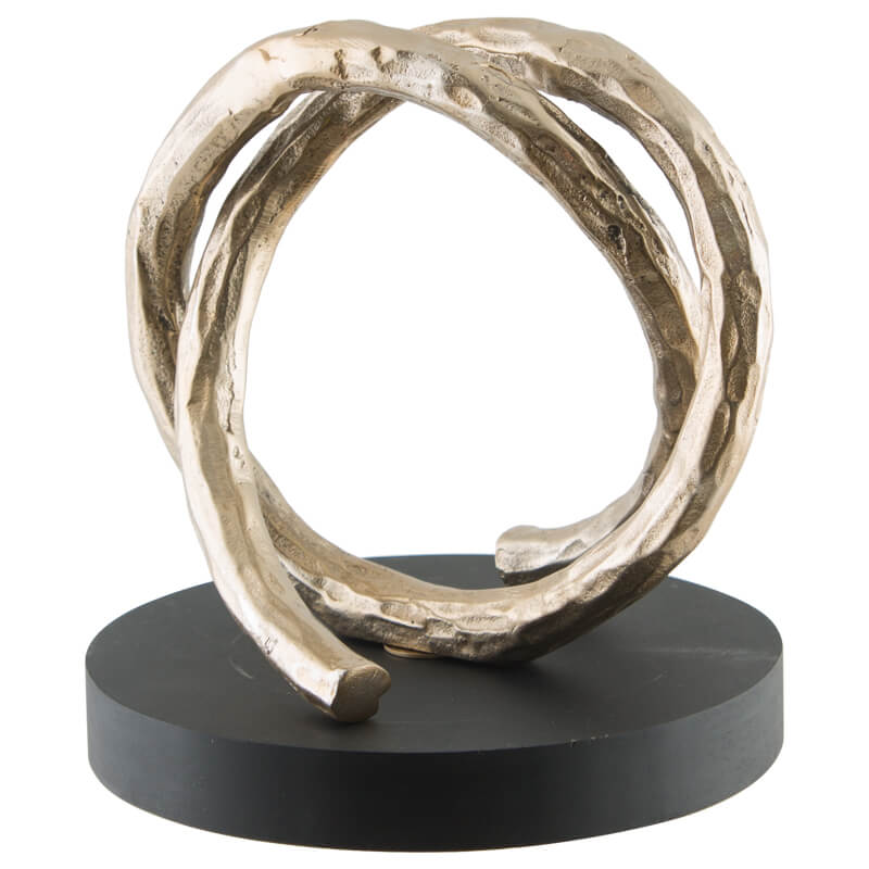 CIRCLES SCULPTURE 20X21CM