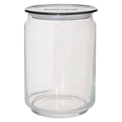 PLANO JAR WITH GREY LID 1000ML 15CM