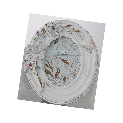 SHABBY CHIC OVAL PHOTO FRAM 23X19