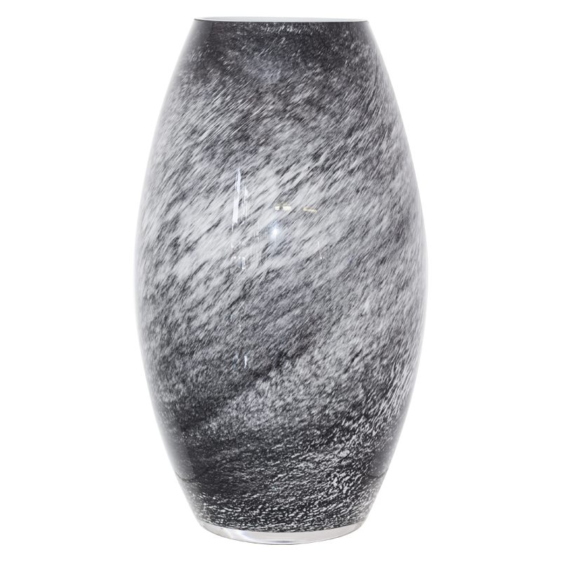 GREY MARBLE VASE 40CM