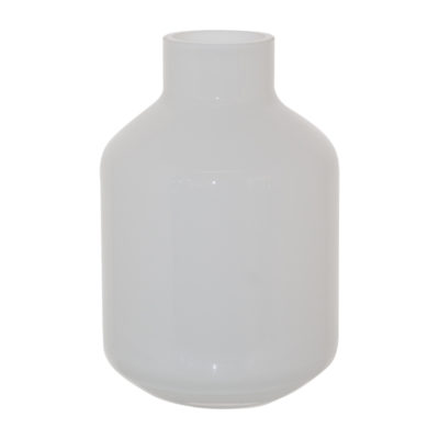 WHITE MINI VASE 16CM