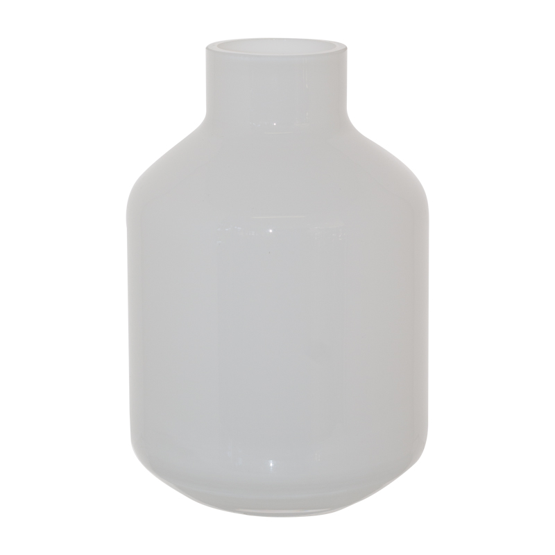 WHITE MINI VASE 16CM