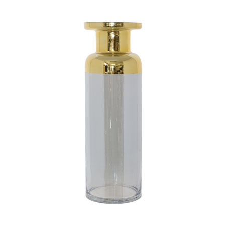 GOLD/LUSTER LILAC VASE 45CM