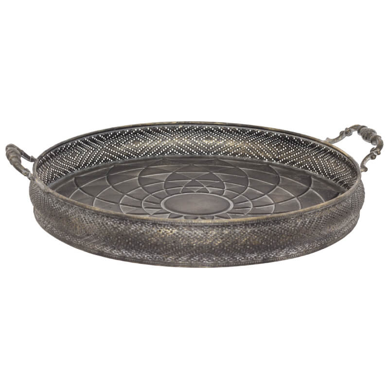 DELIA HANDLED TRAY 41X36CM