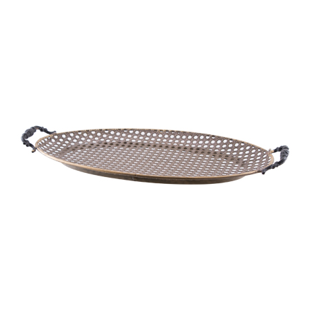 GIANNA OVAL TRAY 49X25CM