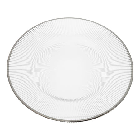 DIVA CLEAR U/PLATE SILVER RIM 33C