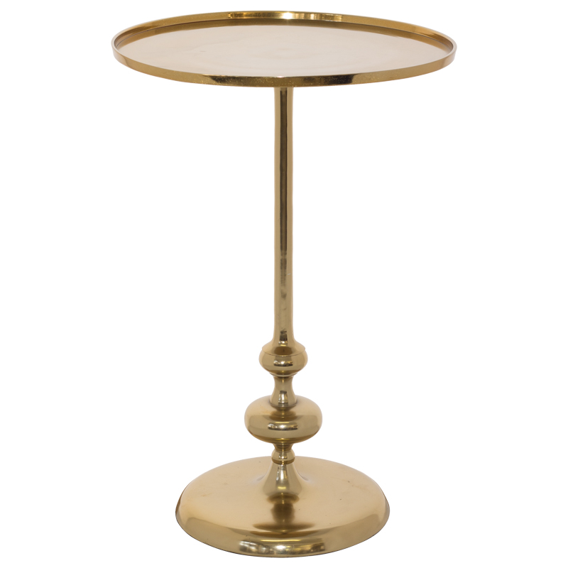 BRASS GOLD TABLE 57 H X 38 D