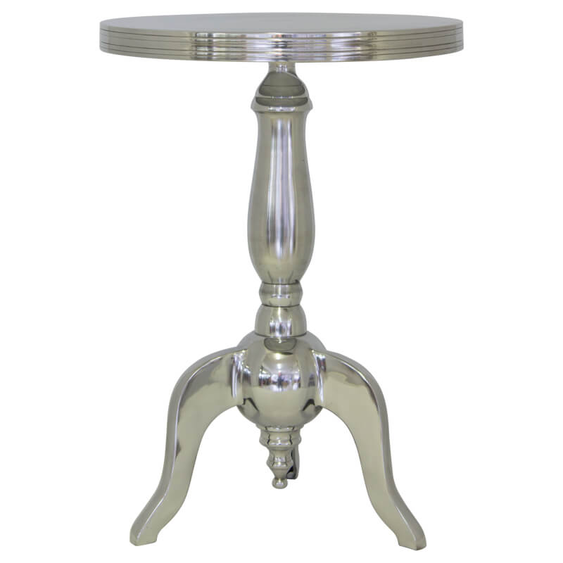 ALU OCCASIONAL TABLE 53X38cm