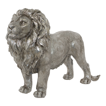 SILVER LION 56CM