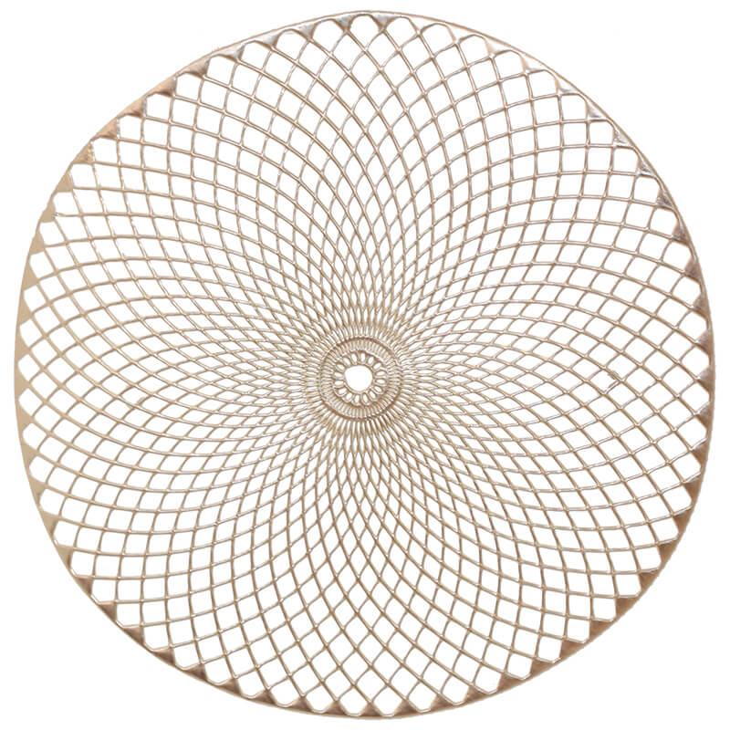GOLD LOTUS ROUND PLACEMAT 38cm