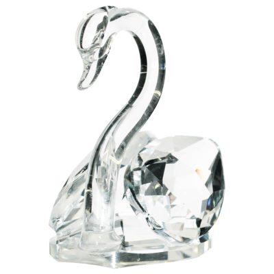 CRYSTAL SWAN 7X6X4.5CM