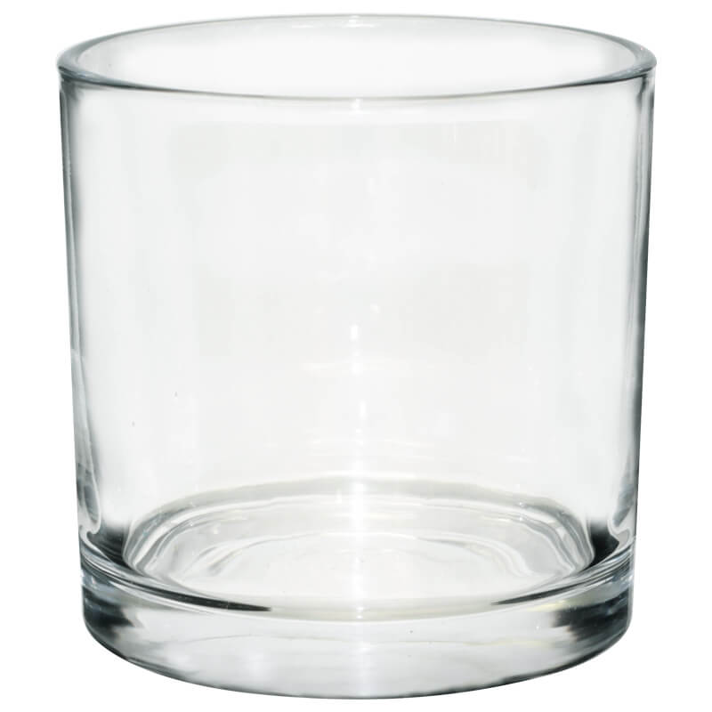 CLEAR CYLINDER 12X12CM