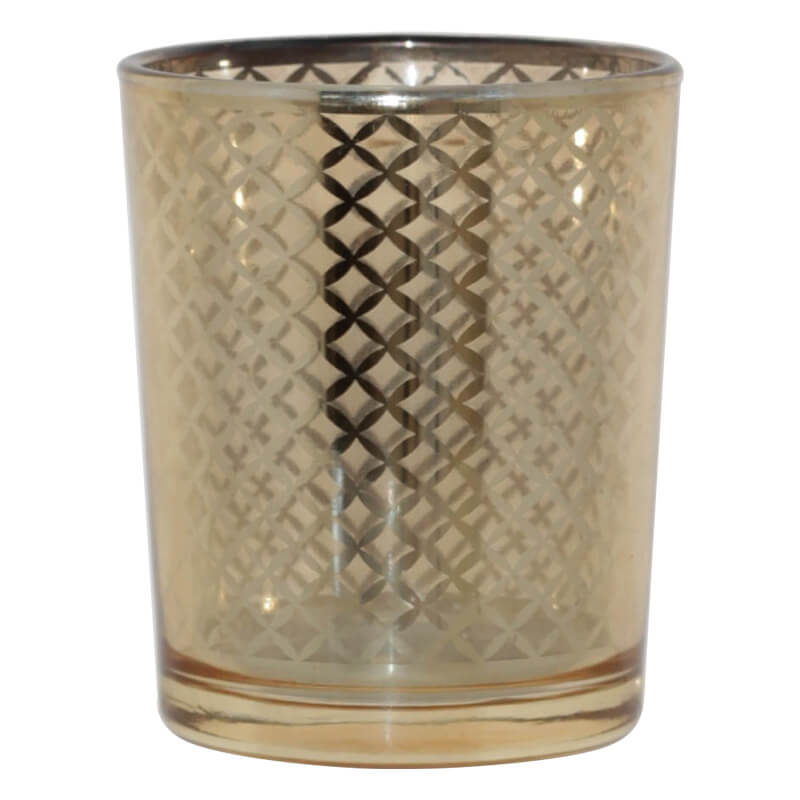 GOLD VOTIVE 7CM
