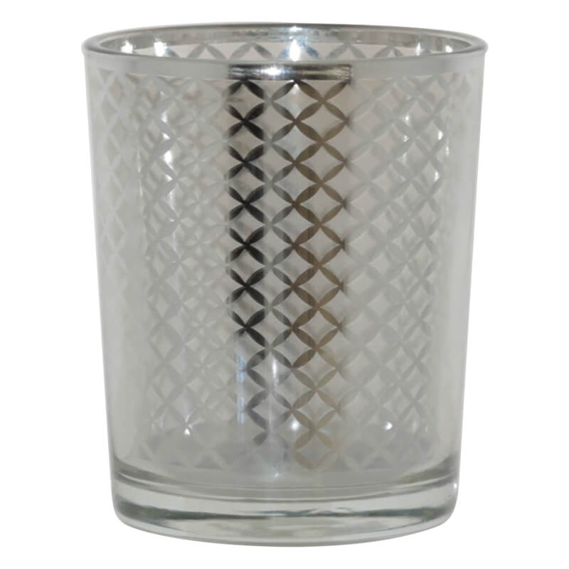 SILVER VOTIVE 7CM