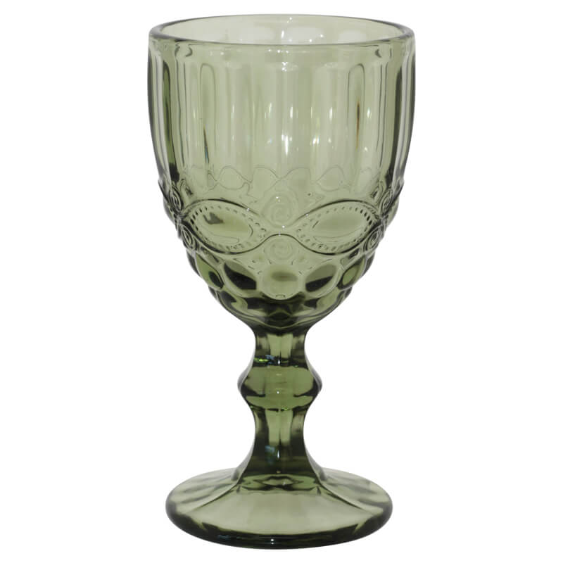 EATON WINE GLASS GREEN 300ML