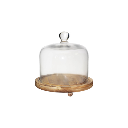 FROMAGE DOME WITH BASE 21X20CM