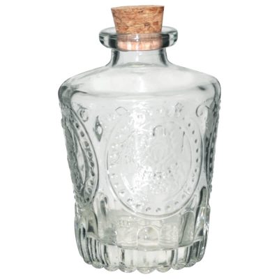 KEATS PERFUME BOTTLE/CORK CLEAR