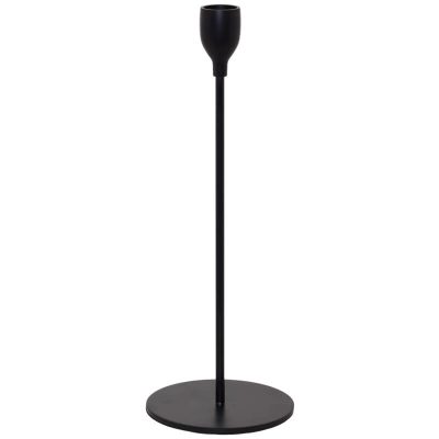 SASHA BLACK CANDLE STICK 33CM