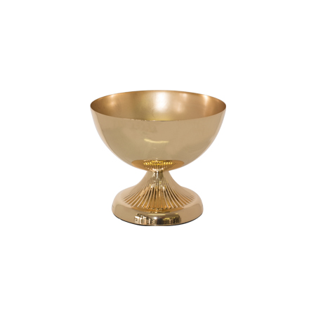 VERONICA GOLD VASE 18X14CM