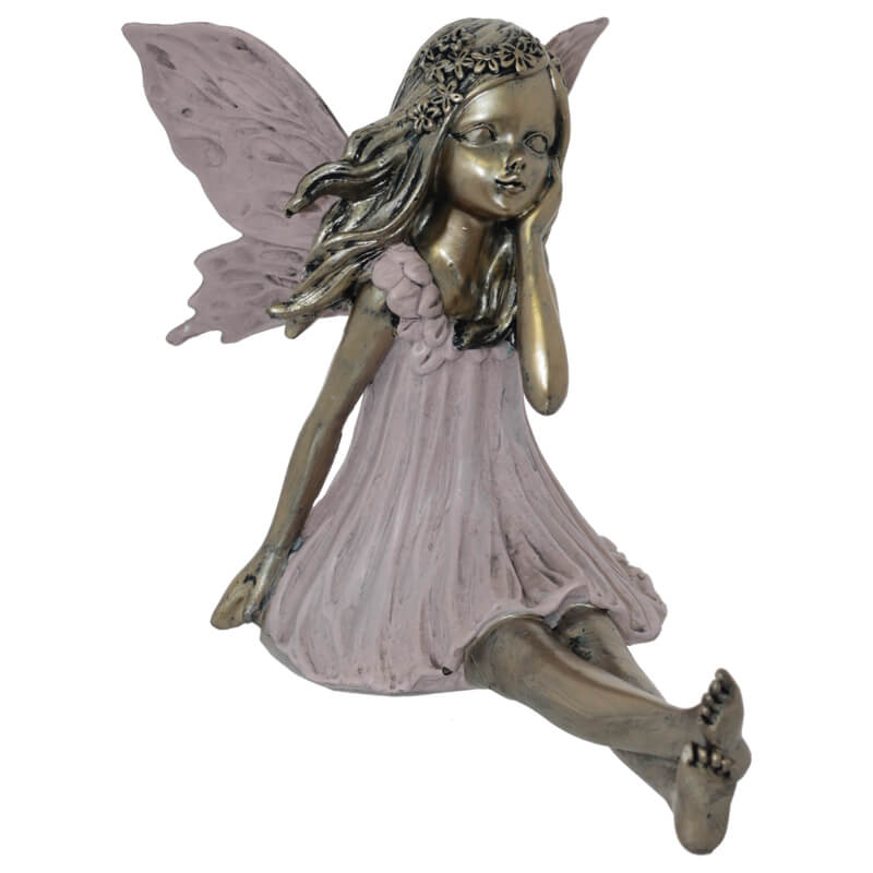 FAIRY HAND ON CHEEK 14X18X12CM