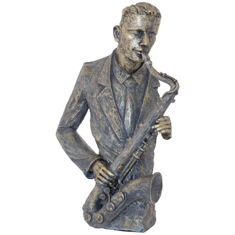 BRONZE JAZZ SAX 43CM