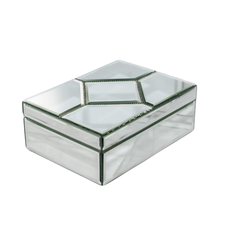 DIAMOND MIRROR BOX 18X25X9CM