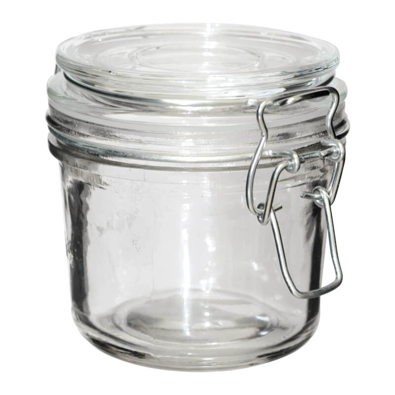 CLIP TOP JAR ROUND 8X8CM 150ML