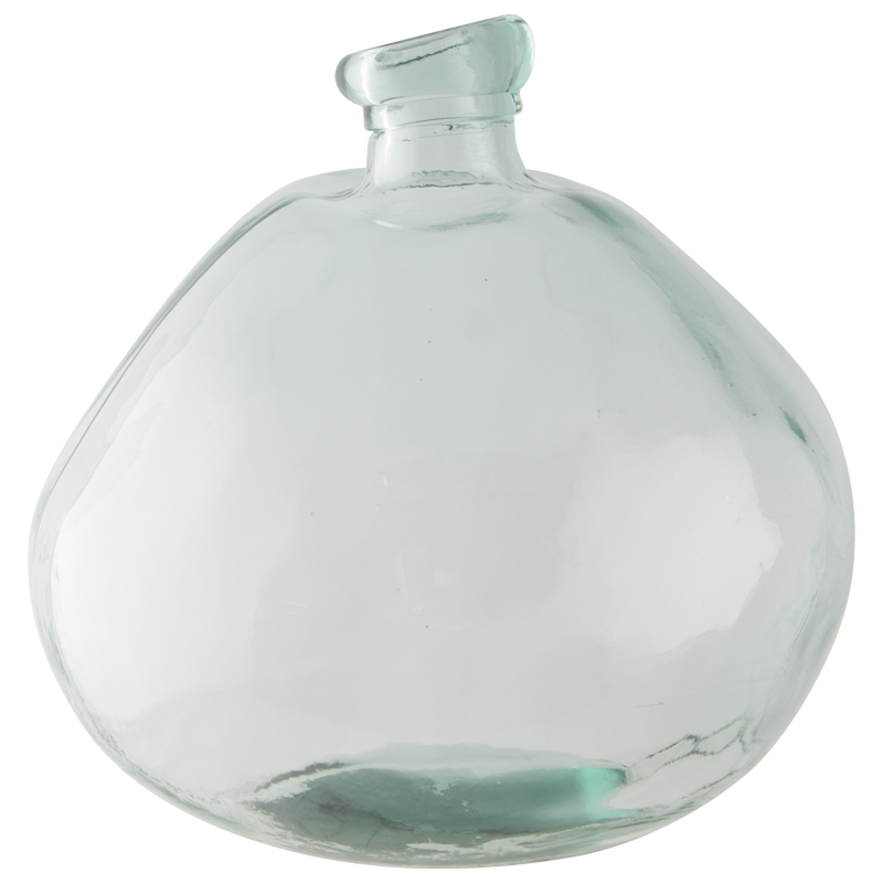 RECYCLED GLASS VASE 33CM