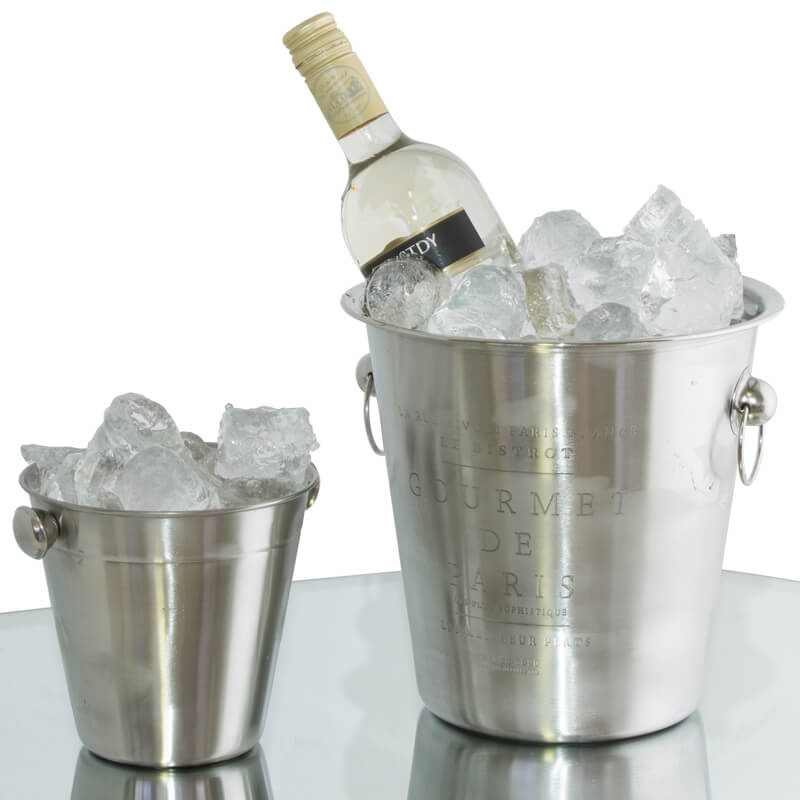 HANDLED WINE BUCKET ETCHED 4LT - Image 3