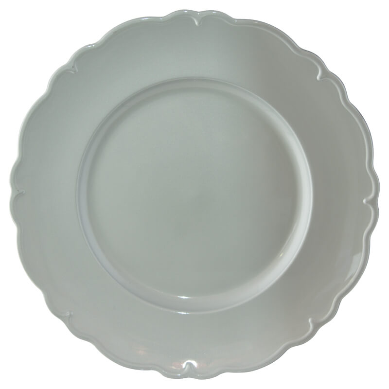 SCALLOP SILVER UNDERPLATE 33CM