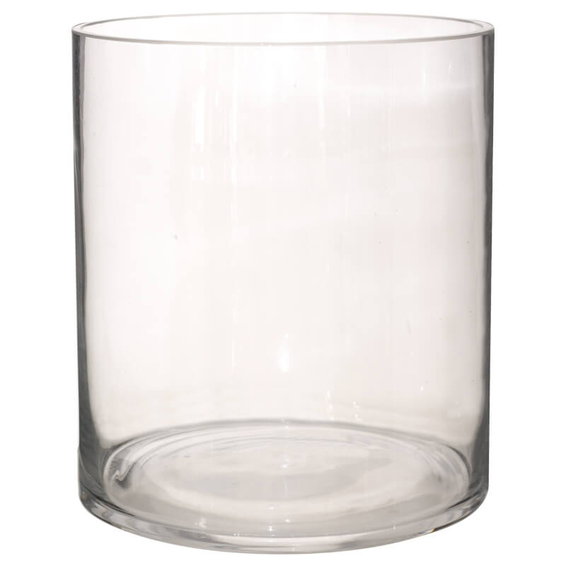 ROUND CYLINDER VASE 20X18CM