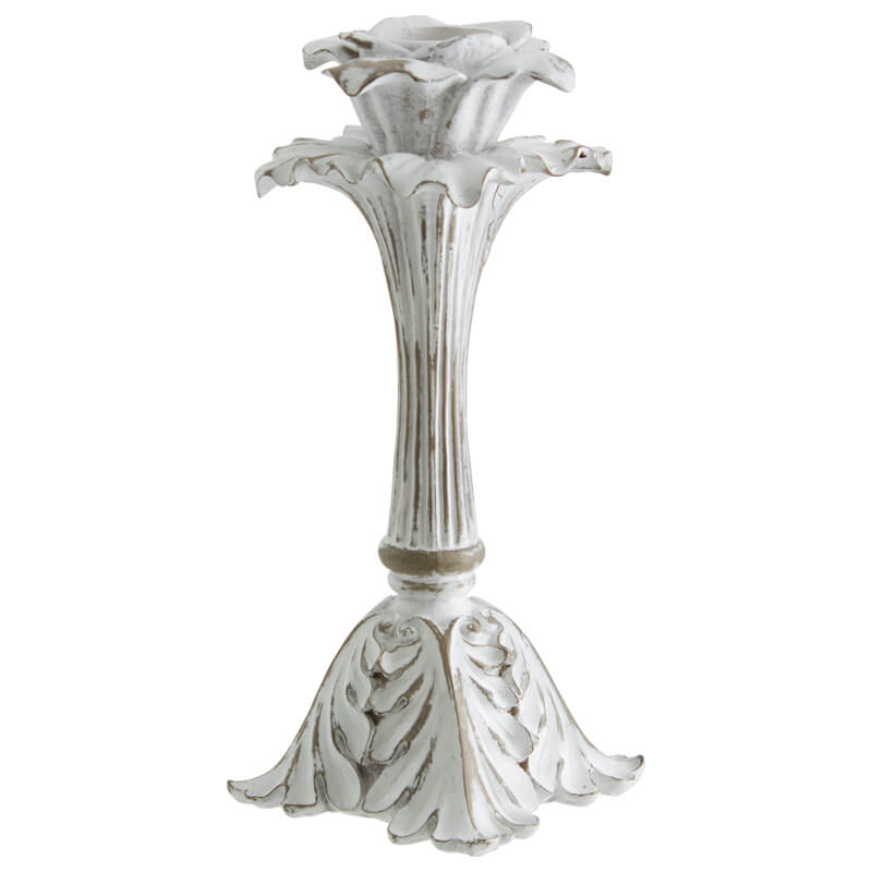 SHABBY CHIC CANDLE STICK 36CM