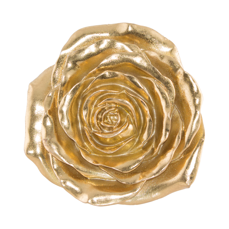 GINTO ROSE WALL PLAQUE 18CM