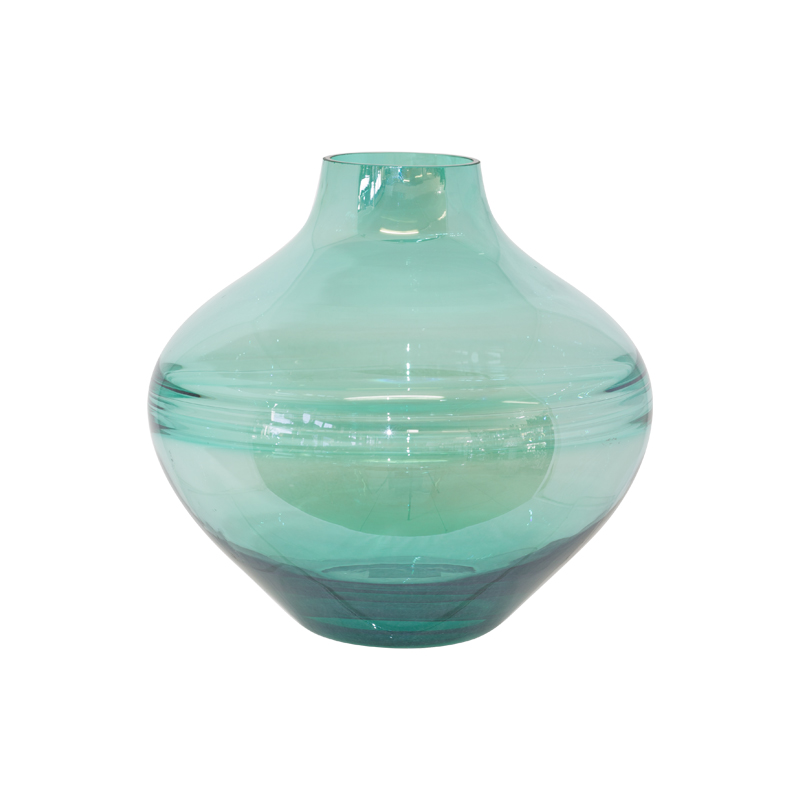 LUSTRE ART GREEN VASE 24CM