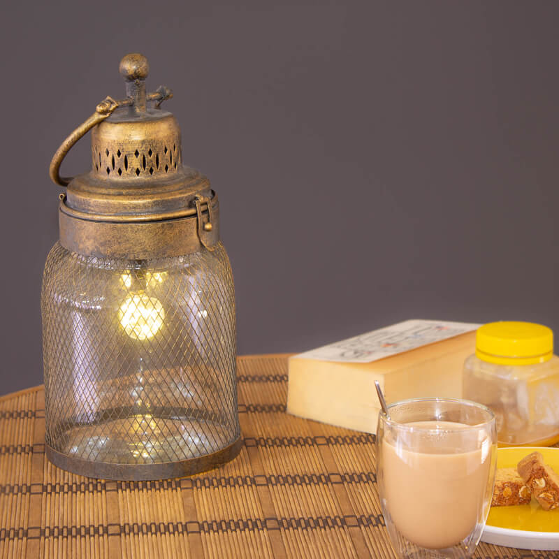 ROXY MESH LED LANTERN 34CM - Image 2