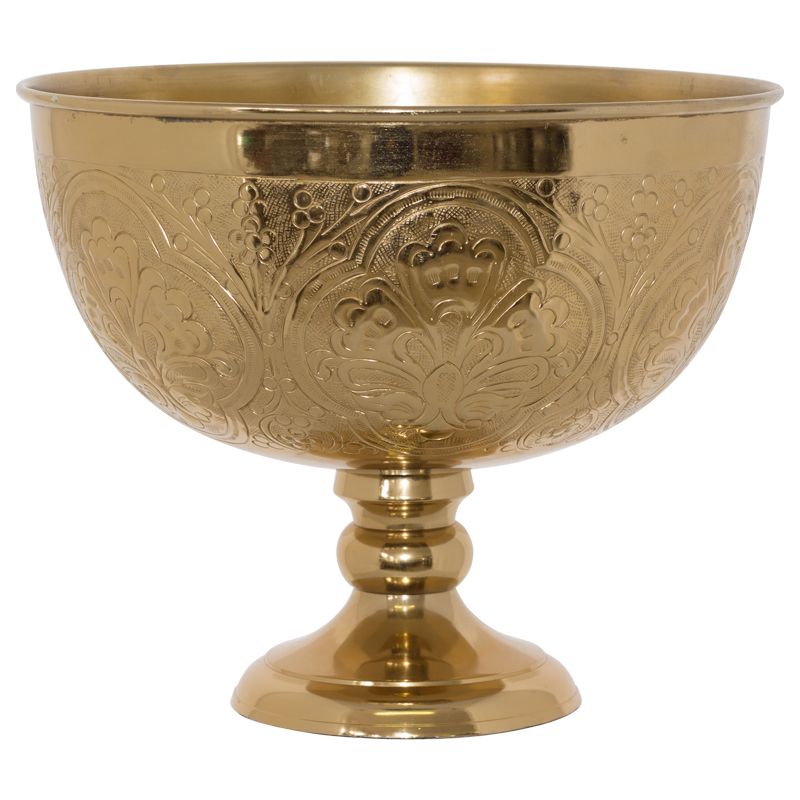 EMBOSSED CHAMP FTD BOWL 42X34CM