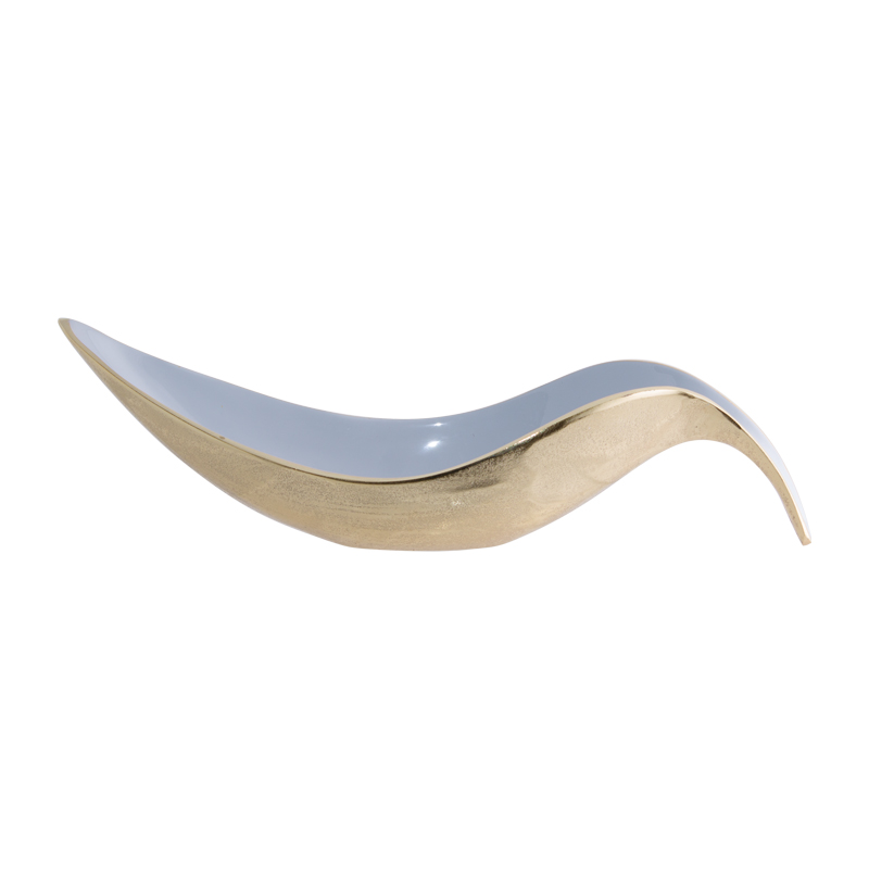 KENDRA SCULP TRAY G/GREY 45X13CM