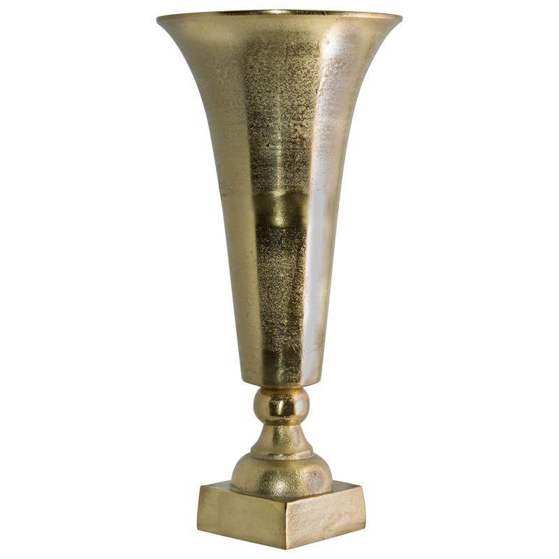 VIVIAN WARM GOLD VASE 60CM