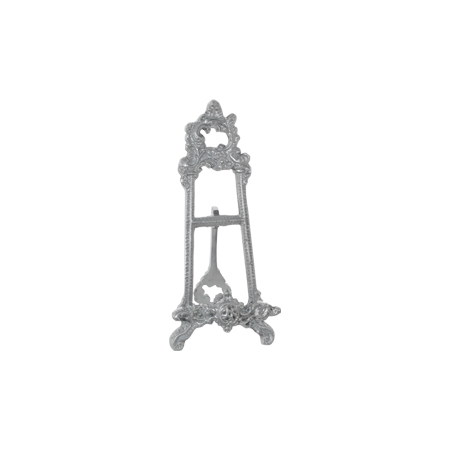 SILVER DECORATIVE EASEL 20X15CM