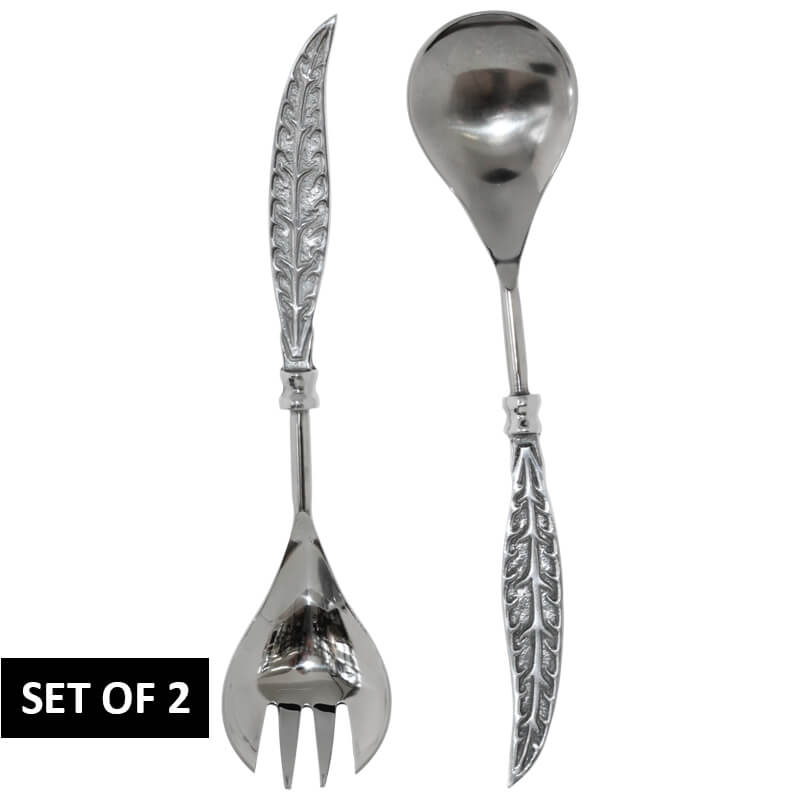 LEAF SALAD SERVER SET/2 28CM
