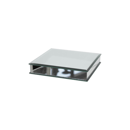 SQ MIRROR DISPLAY STAND 3X15X15