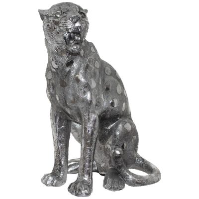 LEOPARD SNARLING 50.8cm