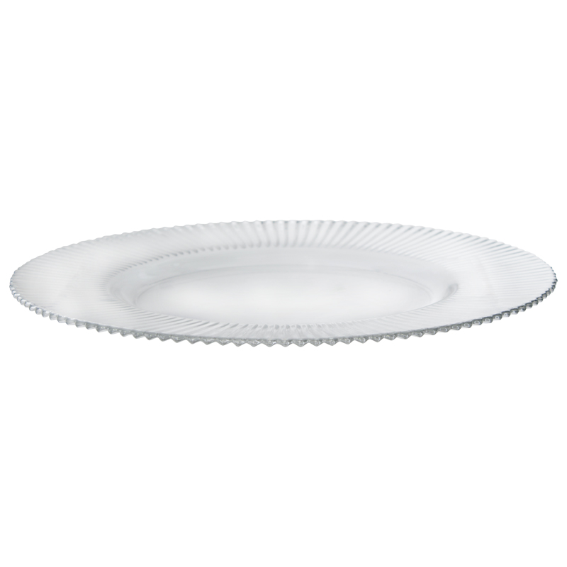 DIVA CHARGER PLATE CLEAR 33CM - Image 2
