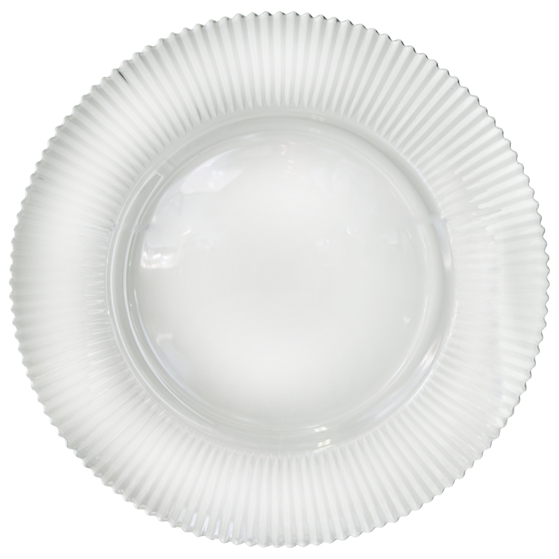 DIVA CHARGER PLATE CLEAR 33CM