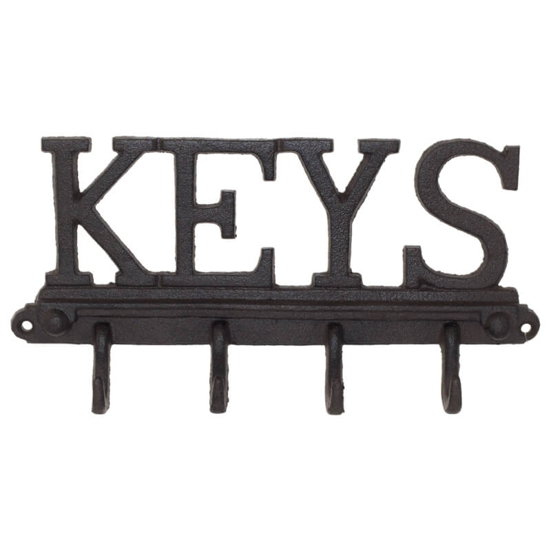 KEYS 4 WALL HOOK 14X27CM