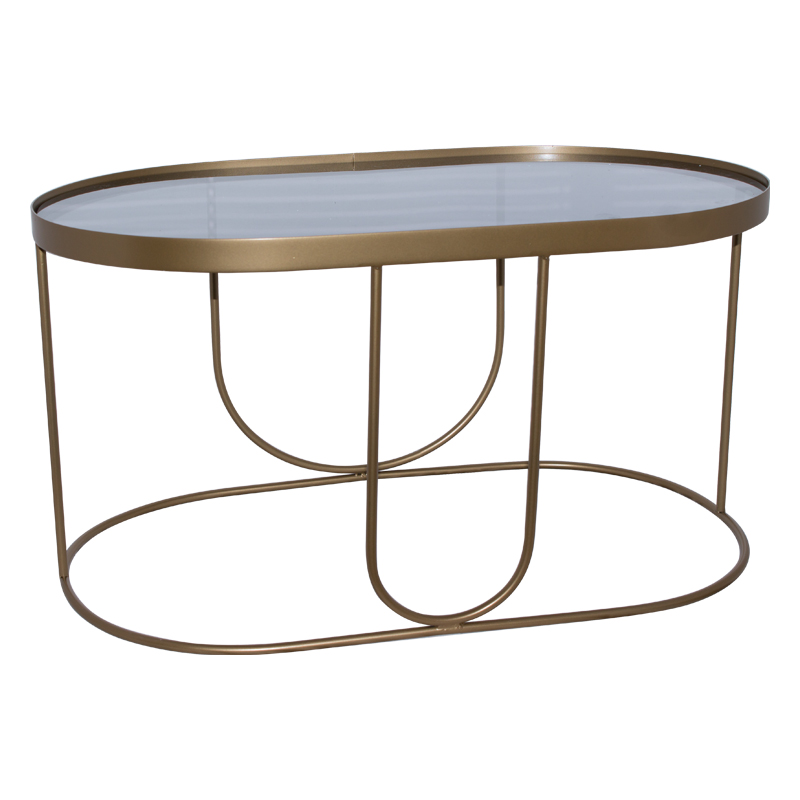 UBA COFFEE TABLE SMK TOP 75X45X40