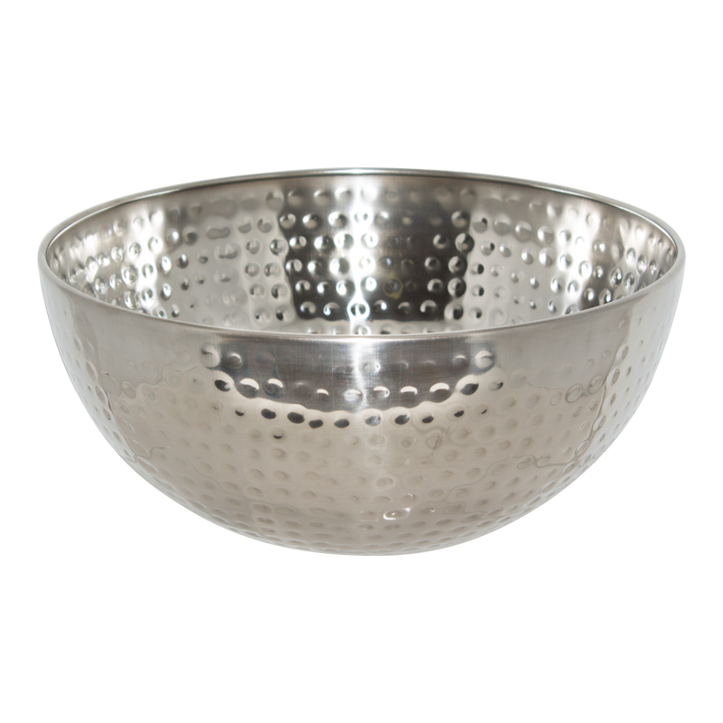 HAMMERED BOWL 14X28CM
