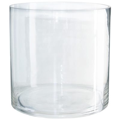 ROUND CYLINDER VASE 25X25CM