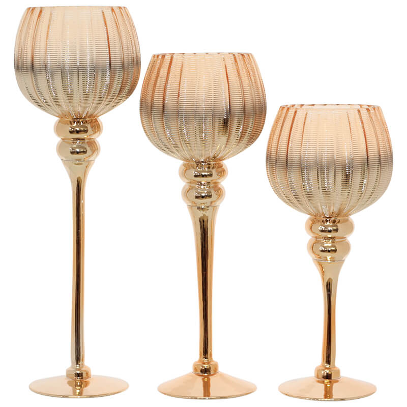 URCHIN GOLD C/HOLDER S/3 30/35/40