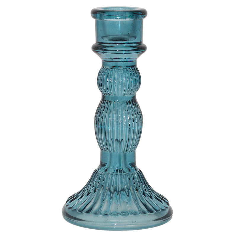 TRENT BLUE CANDLE STICK 16CM